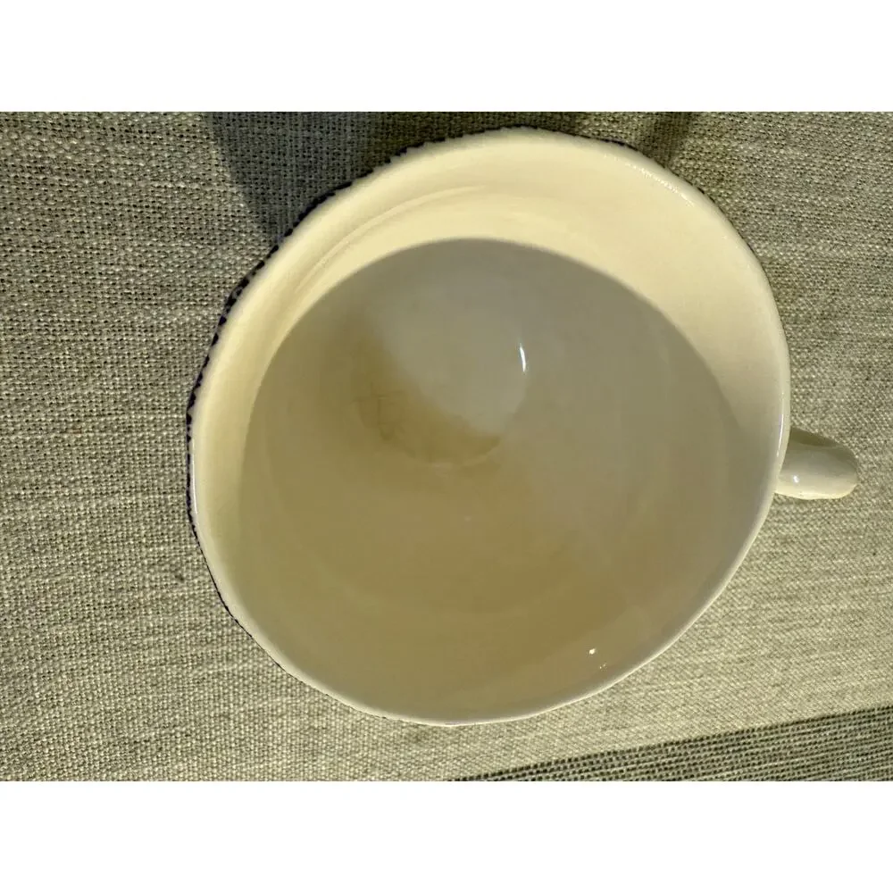 ☕ Vintage Blue Willow Flat Cup by Wood & Sons | Older Transferware | England
